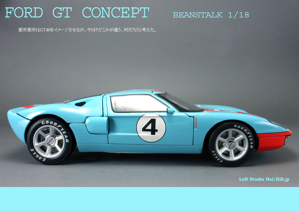 1/18 FORD GT CONCEPT by BEANSTALK