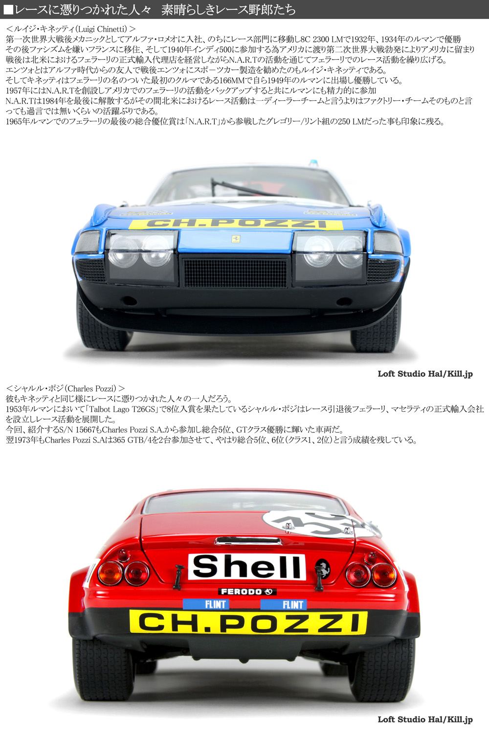 Ferrari 365 GTB/4 Competition kyosho 1/18