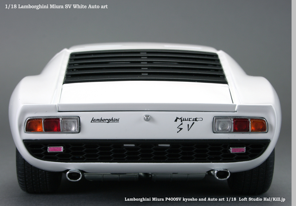 1/18 Lamborghini Miura SV White Auto art