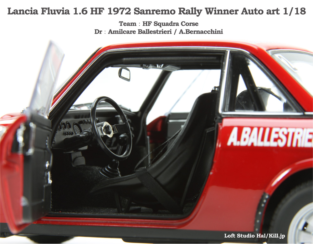 1/18 Lancia Fluvia 1.6 HF 1972 Sanremo Winner