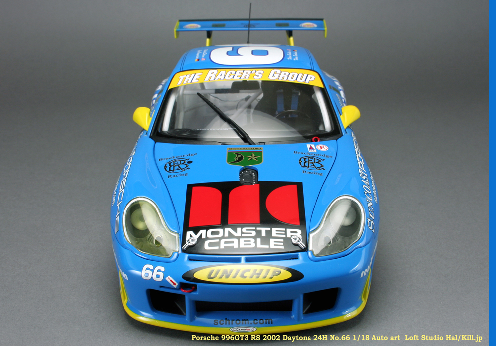 Porsche 996GT3 RS 2002 Daytona 24H 7th No.66 1/18 Auto art