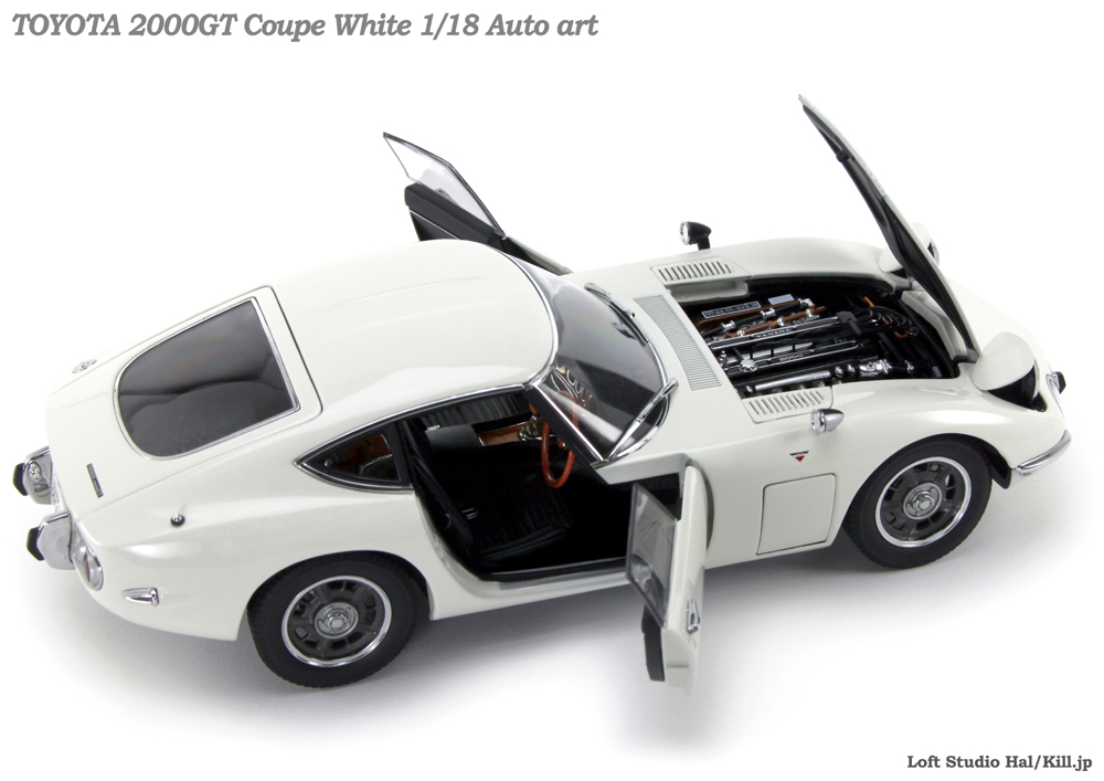 TOYOTA 2000GT Coupe White 1/18 Auto art