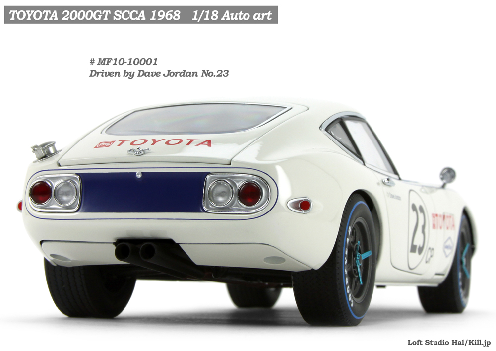 Loft Studio ホビー・模型の写真 1/18 TOYOTA 2000 GT SCCA 1968 Auto art