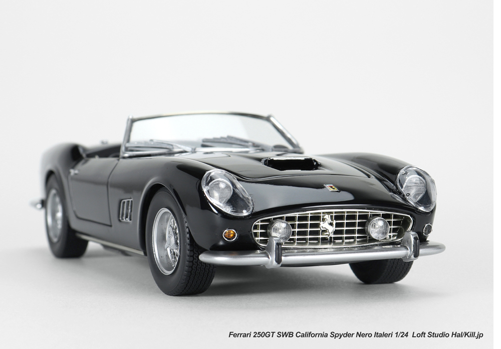 Ferrari 250GT SWB California Spyder Nero 1/24 Italeri