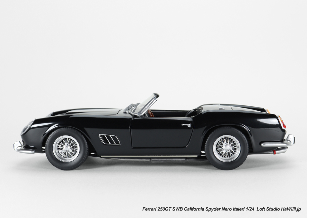 Ferrari 250GT SWB California Spyder Nero 1/24 Italeri