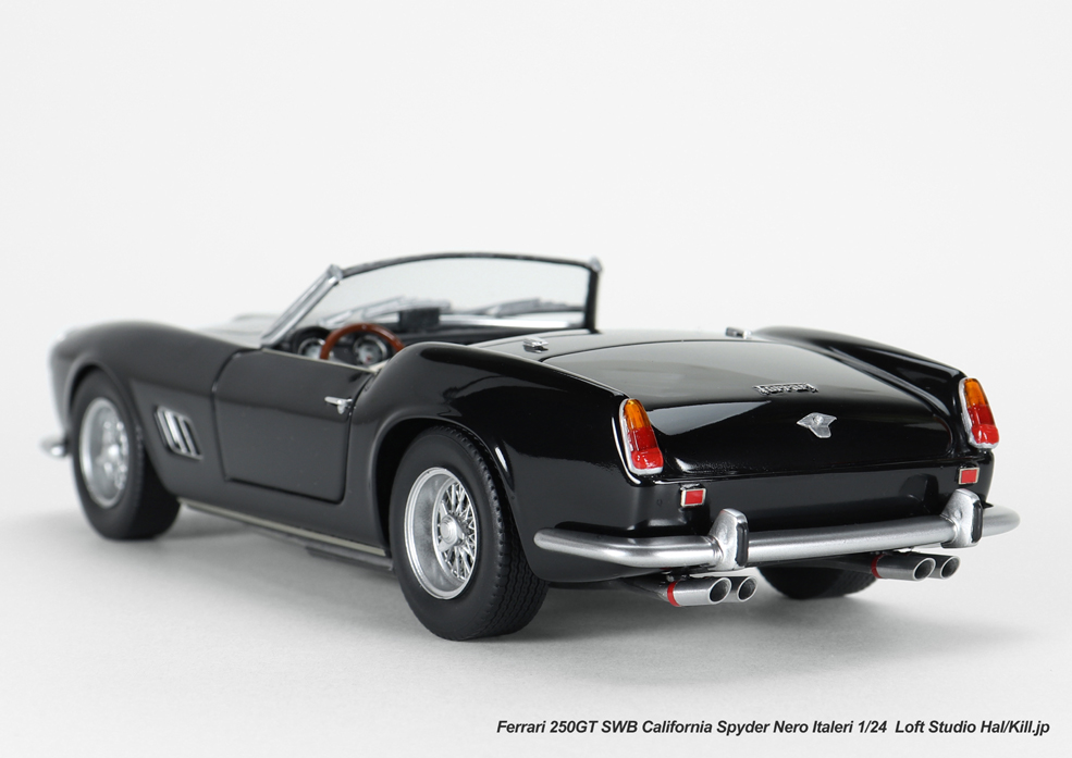 Ferrari 250GT SWB California Spyder Nero 1/24 Italeri