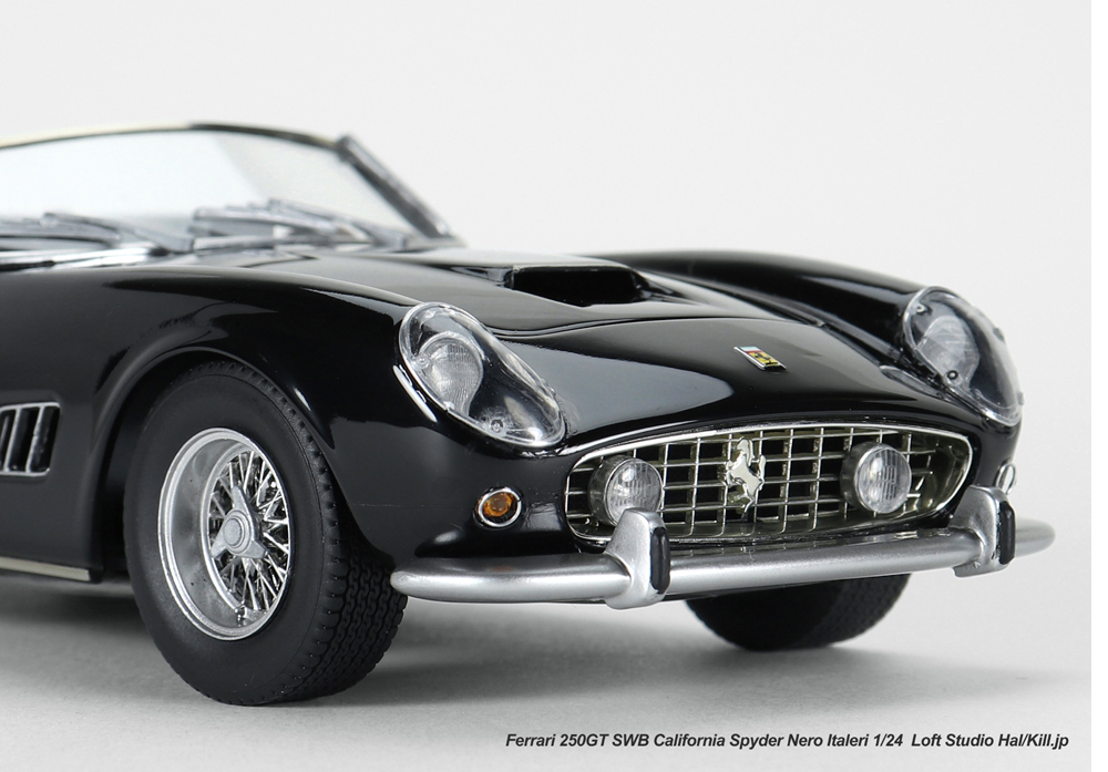 Ferrari 250GT SWB California Spyder Nero 1/24 Italeri