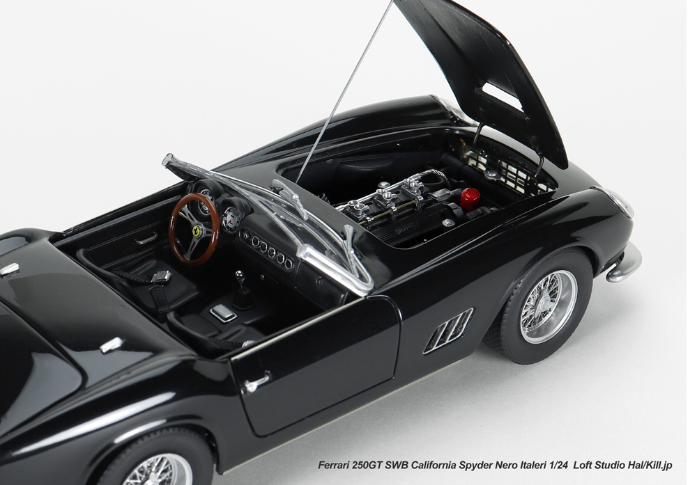 Ferrari 250GT SWB California Spyder Nero 1/24 Italeri