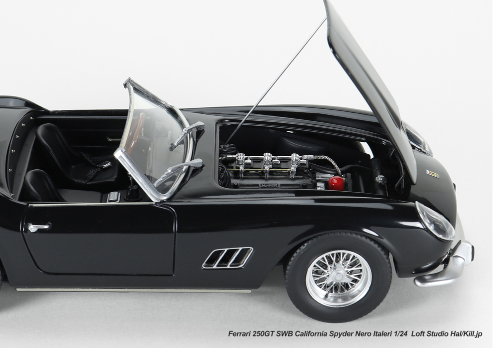 Ferrari 250GT SWB California Spyder Nero 1/24 Italeri