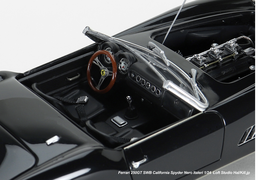 Ferrari 250GT SWB California Spyder Nero 1/24 Italeri