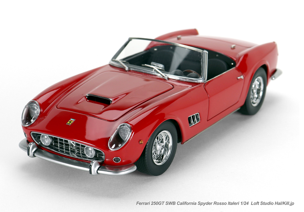 Ferrari 250GT SWB California Spyder Rosso 1/24 Italeri