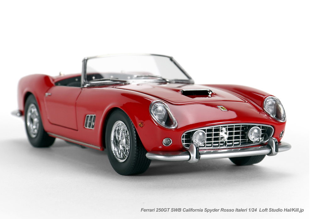 Ferrari 250GT SWB California Spyder Rosso 1/24 Italeri