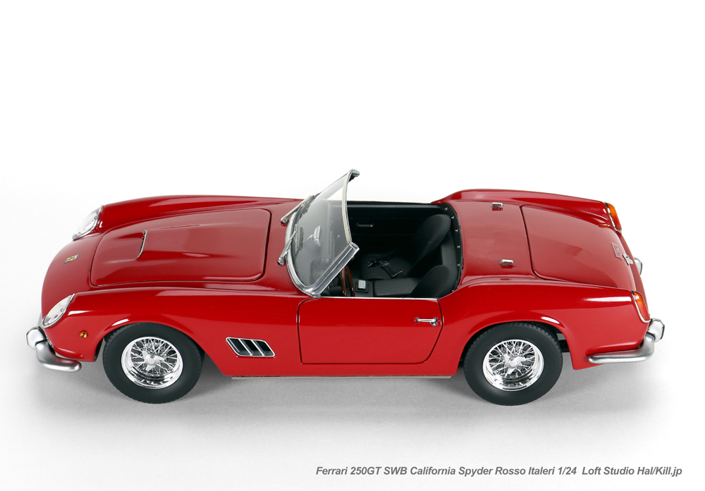 Ferrari 250GT SWB California Spyder Rosso 1/24 Italeri