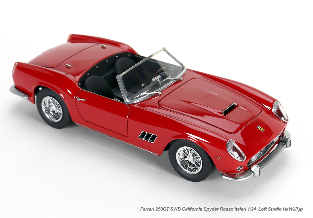 Ferrari 250GT SWB California Spyder Rosso 1/24 Italeri