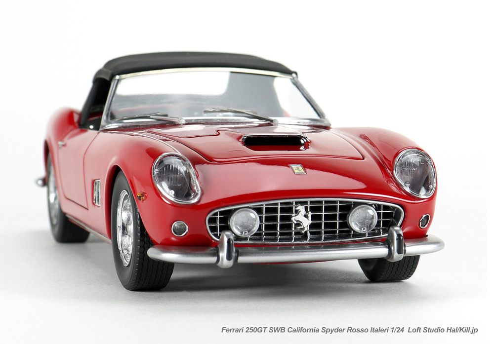 Ferrari 250GT SWB California Spyder Rosso 1/24 Italeri