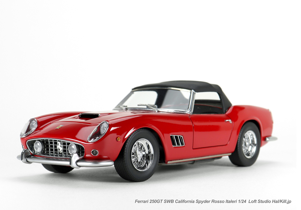 Ferrari 250GT SWB California Spyder Rosso 1/24 Italeri