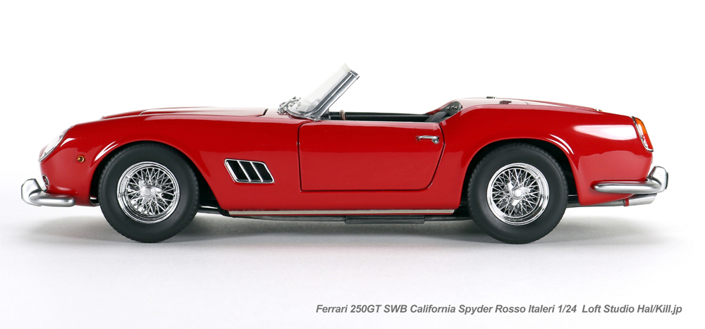 Ferrari 250GT SWB California Spyder Rosso 1/24 Italeri