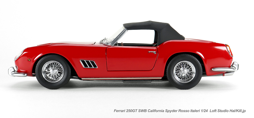 Ferrari 250GT SWB California Spyder Rosso 1/24 Italeri