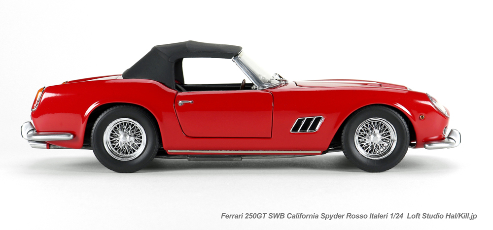 Ferrari 250GT SWB California Spyder Rosso 1/24 Italeri