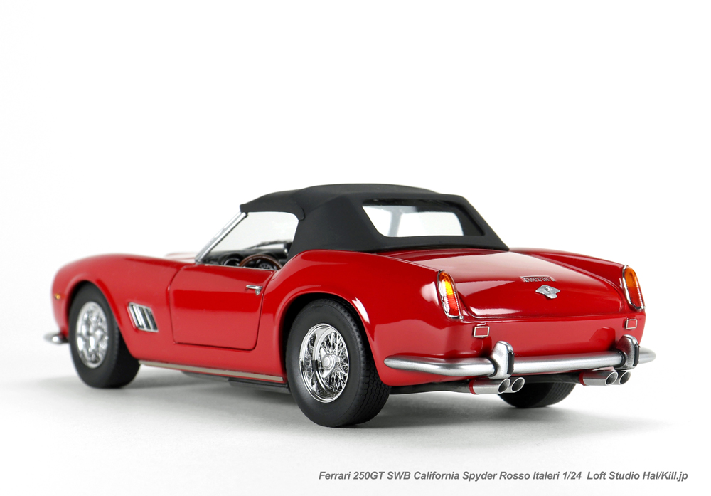 Ferrari 250GT SWB California Spyder Rosso 1/24 Italeri