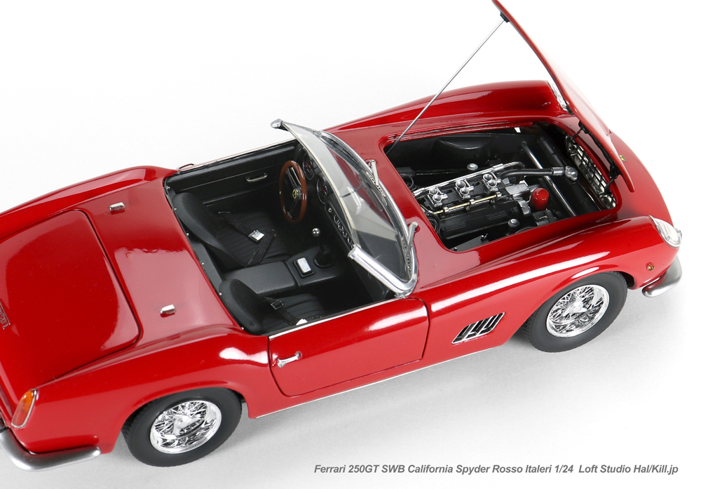 Ferrari 250GT SWB California Spyder Rosso 1/24 Italeri