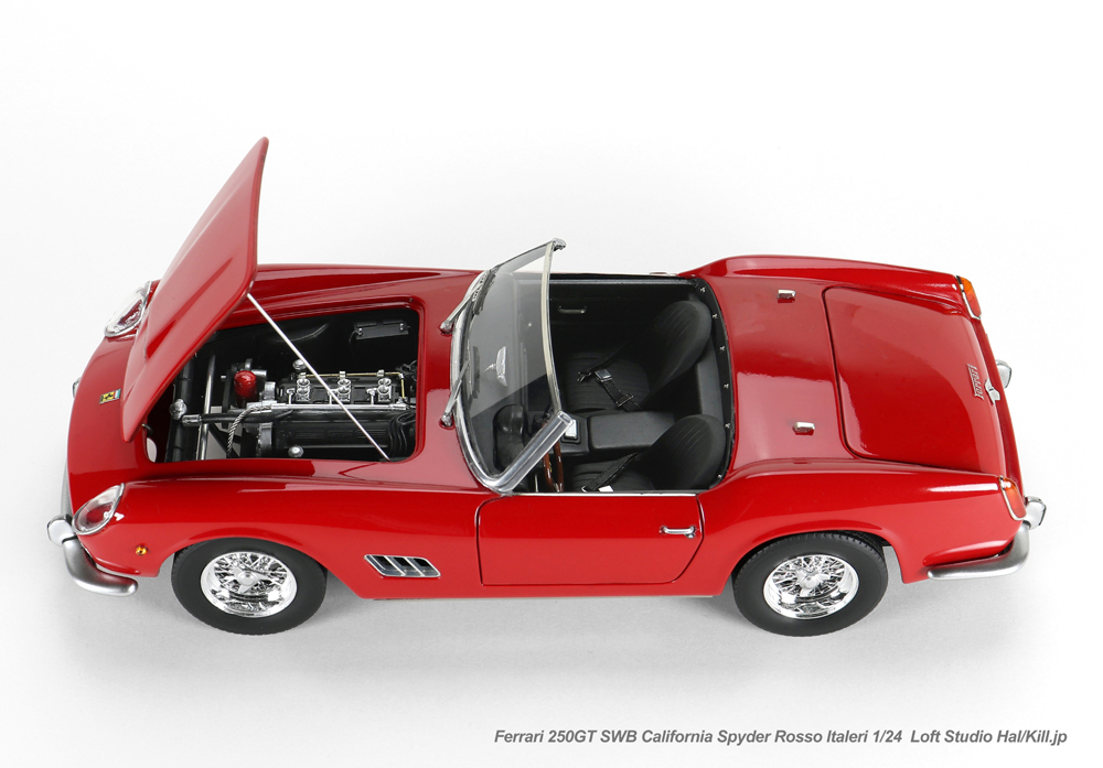 Ferrari 250GT SWB California Spyder Rosso 1/24 Italeri