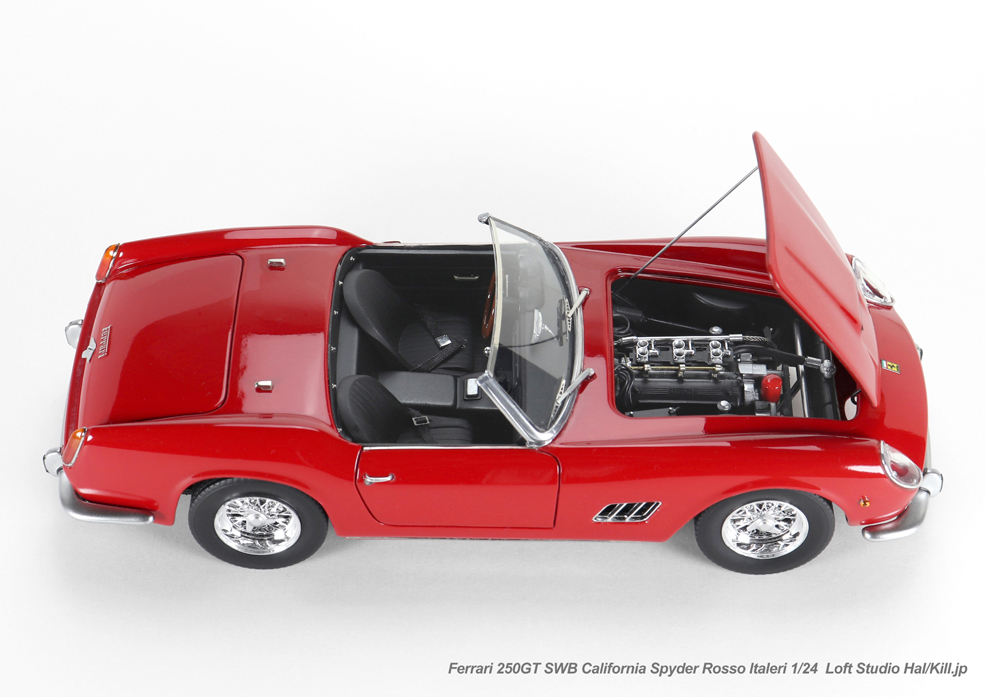 Ferrari 250GT SWB California Spyder Rosso 1/24 Italeri