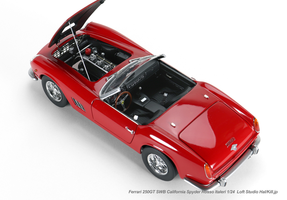 Ferrari 250GT SWB California Spyder Rosso 1/24 Italeri