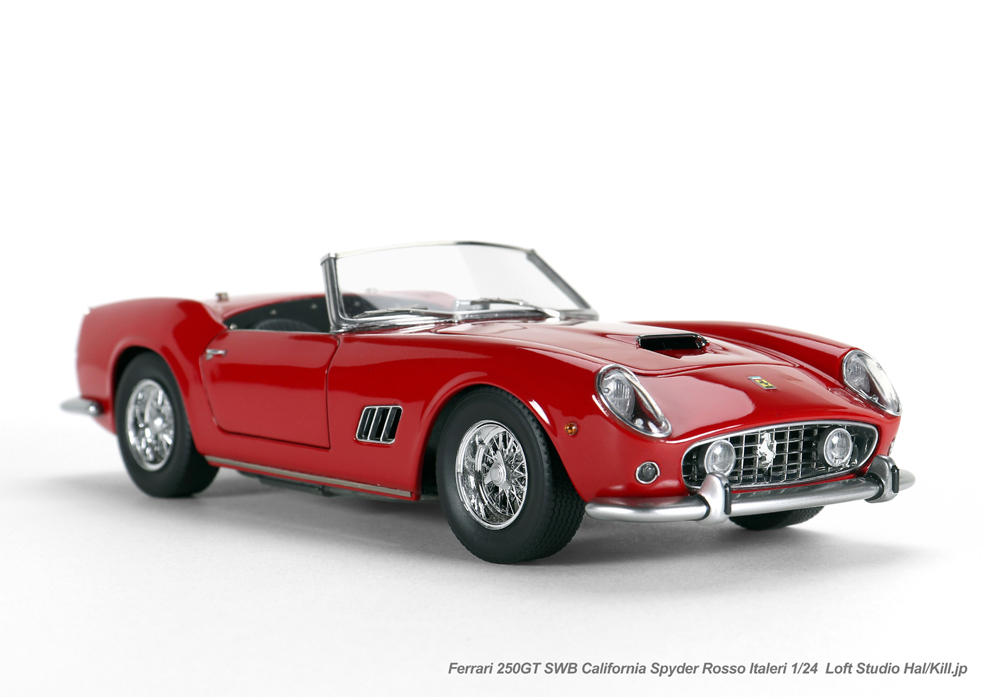Ferrari 250GT SWB California Spyder Rosso 1/24 Italeri