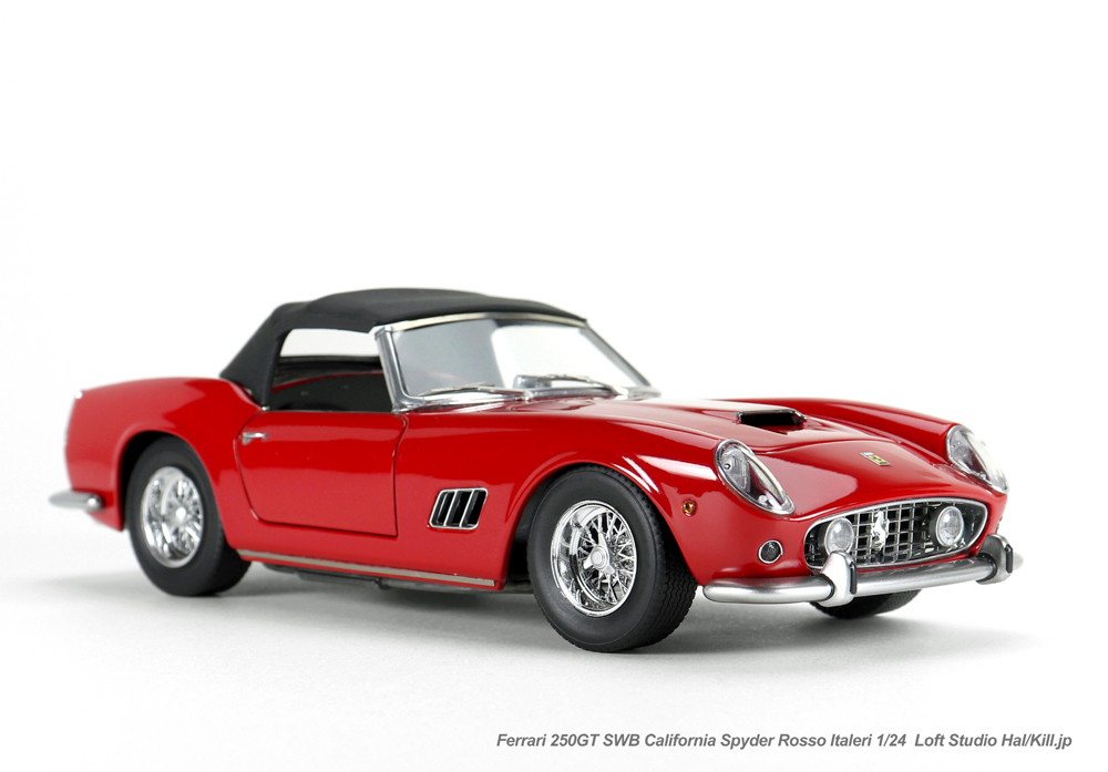Ferrari 250GT SWB California Spyder Rosso 1/24 Italeri