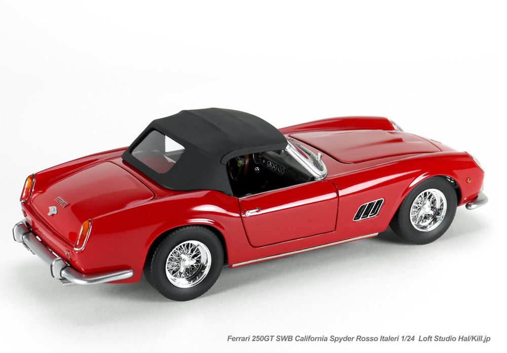 Ferrari 250GT SWB California Spyder Rosso 1/24 Italeri