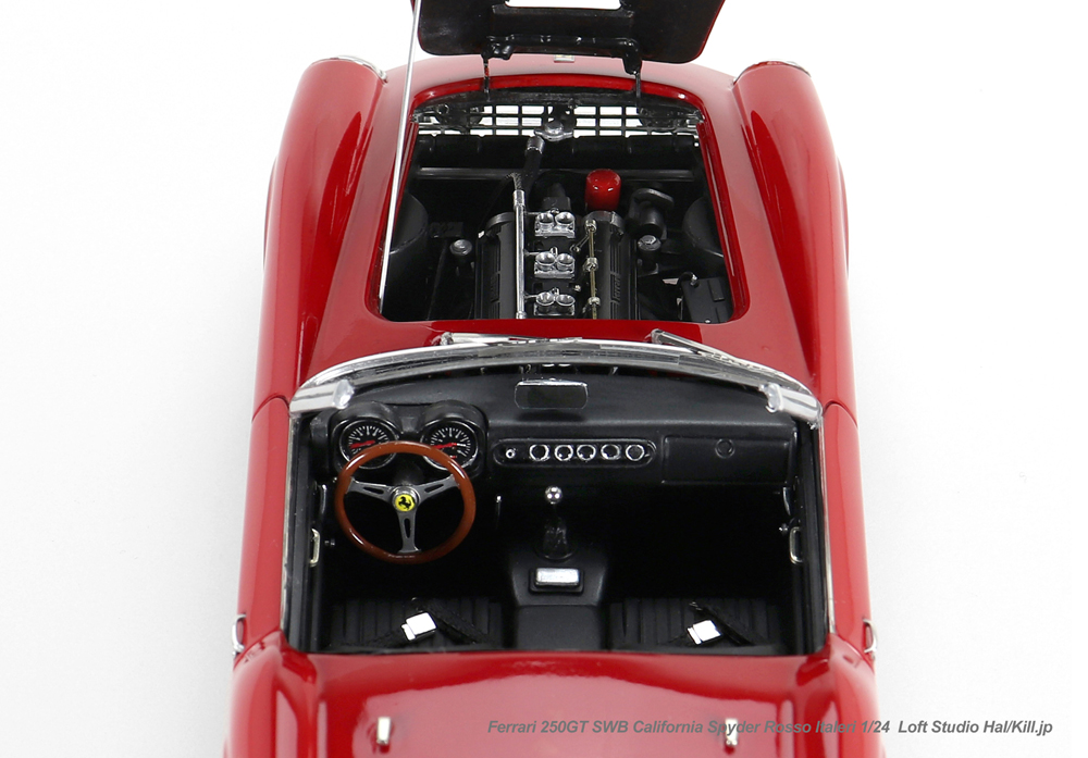 Ferrari 250GT SWB California Spyder Rosso 1/24 Italeri