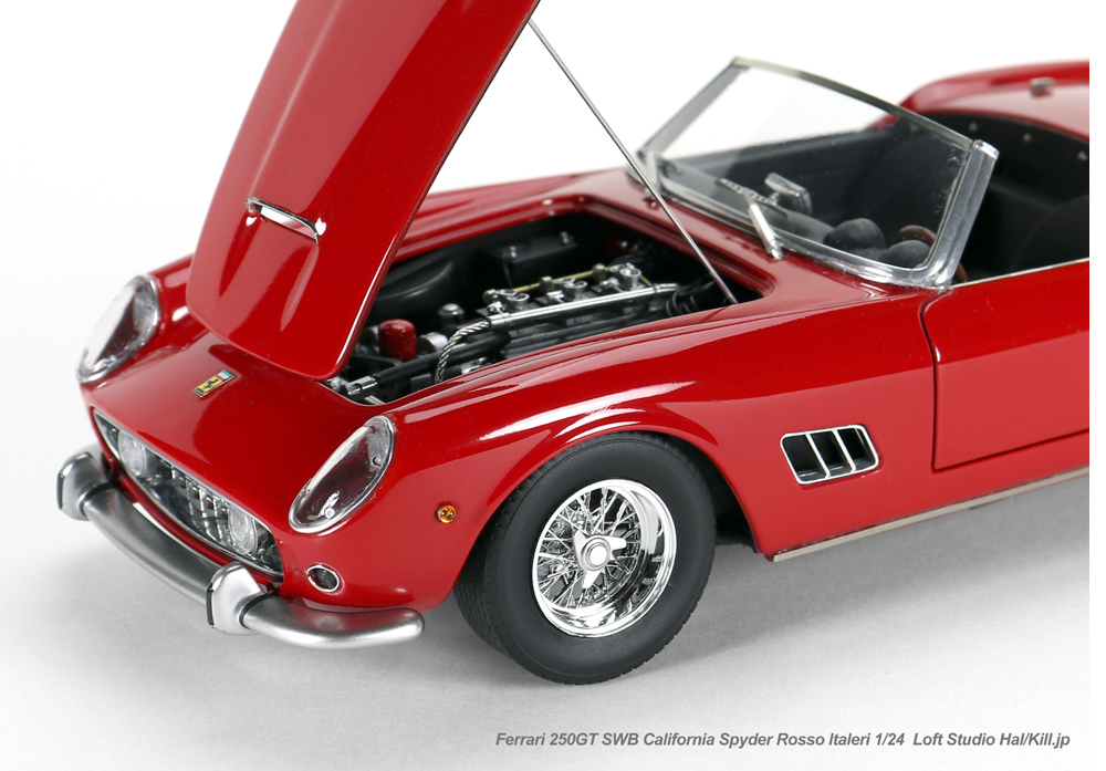 Ferrari 250GT SWB California Spyder Rosso 1/24 Italeri