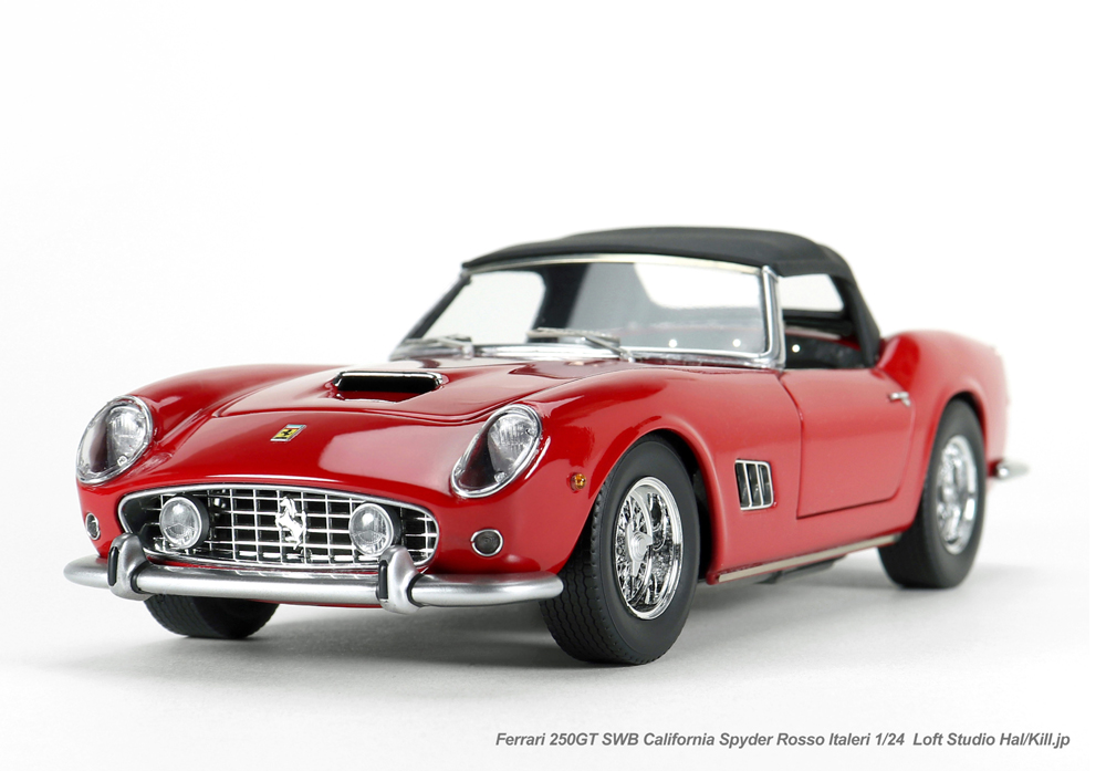 Ferrari 250GT SWB California Spyder Rosso 1/24 Italeri