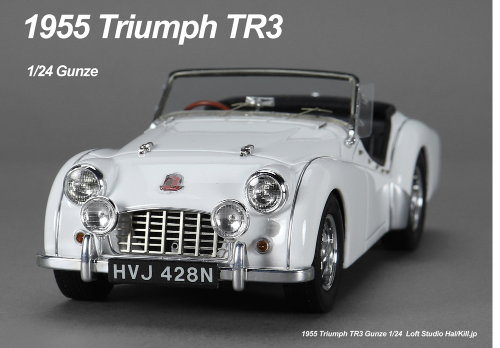 1/24 Gunze 1955 Triumph TR3
