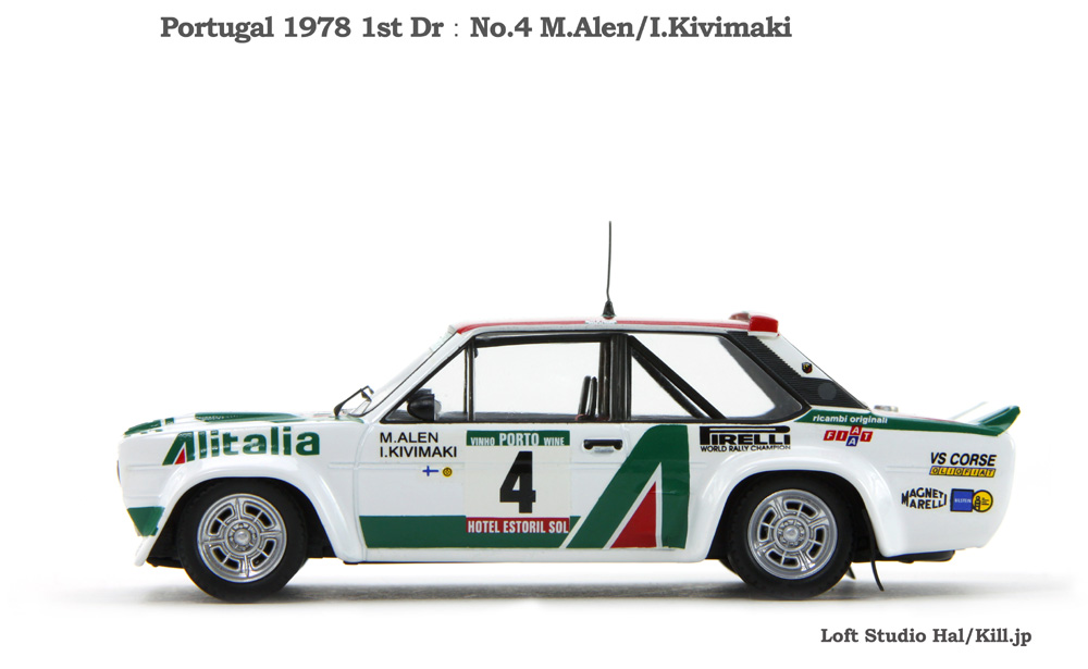 FIAT 131 ABARTH Portugal 1978 1st DrFNo.4 M.Alen/I.Kivimaki