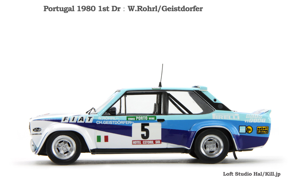 FIAT 131 ABARTH Portugal 1980 1st DrFW.Rohrl/Geistdorfer