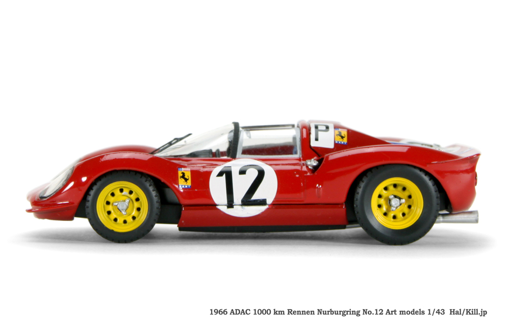 Ferrari Dino 206S Spider 1966 ADAC 1000 km No.12 Art models 1/43