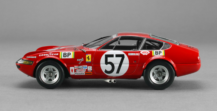 Ferrari 365GTB/4 Competizione 1972 Le Mans 24H No.57 14141 offical conversions 1/43 Red Line