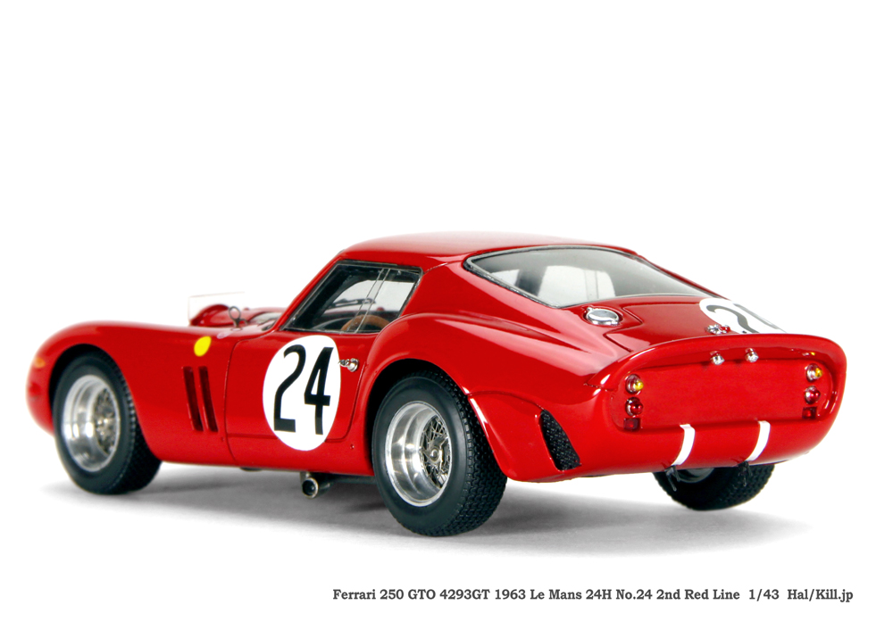 Ferrari 250 GTO 4293GT 1963 Le Mans 24H No.24 2nd Red Line 1/43