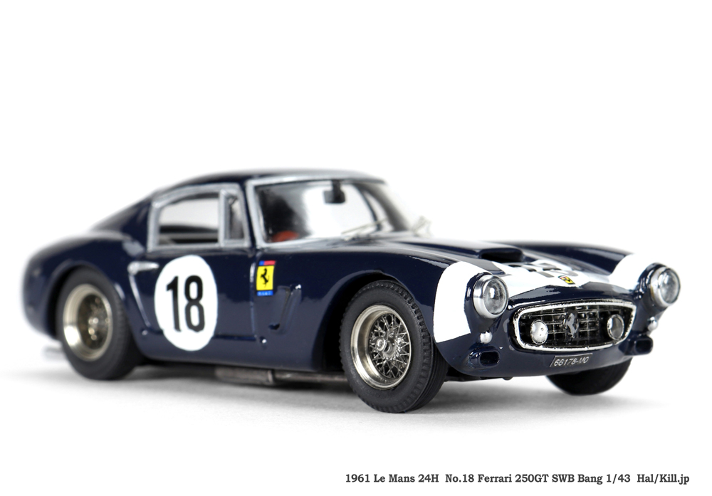 1/43 Ferrari 250GT SWB 2735GT 1961 Le Mans24H No.18