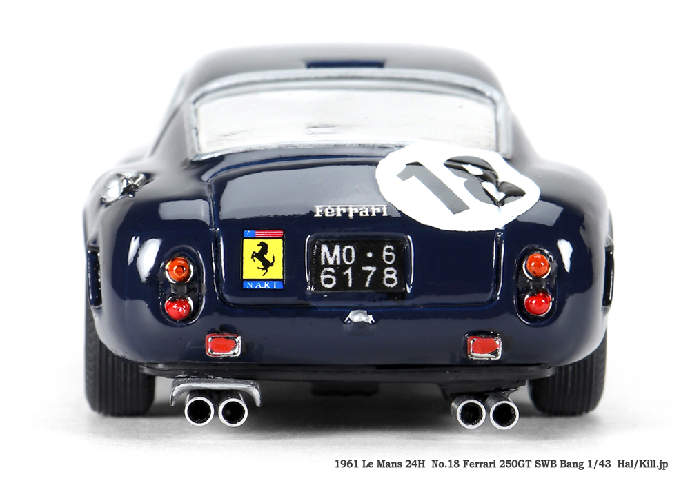 1/43 Ferrari 250GT SWB 2735GT 1961 Le Mans24H No.18