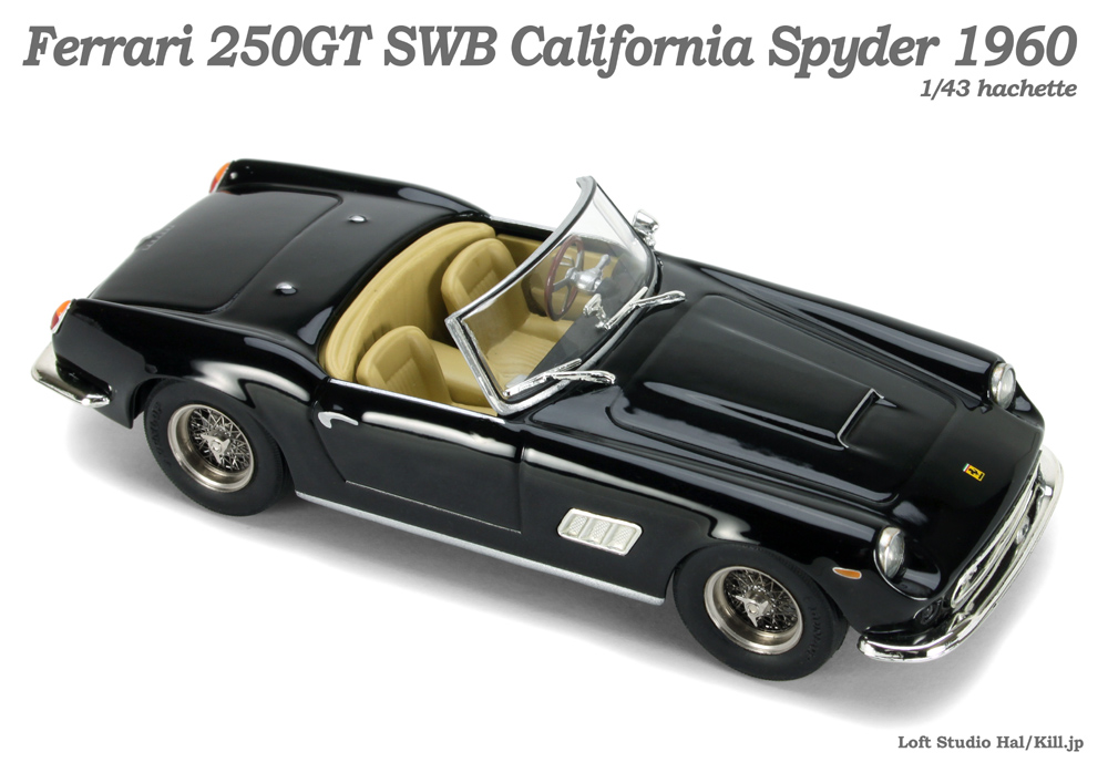 1/43 Ferrari 250GT SWB California Spyder 1960 Hachette