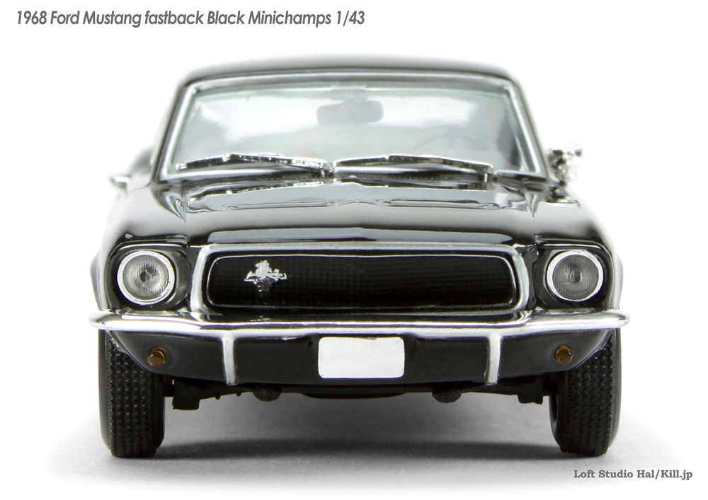 Ford Mustang fastback Black 1968 Minichamps 1/43