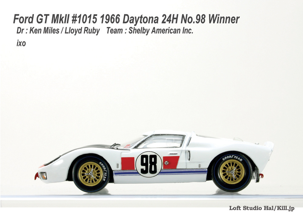 Ford GT MkII #1015 1966 Daytona 24H No.98 Winner