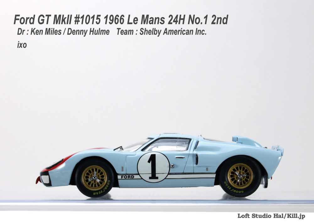 Ford GT MkII #1015 1966 Le Mans 24H No.1 2nd