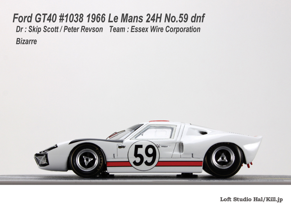 Ford GT40 #1038 1966 Le Mans 24H No.59 dnf