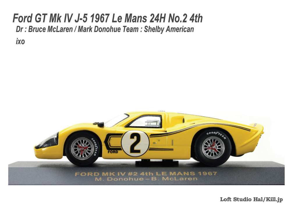 Ford GT Mk IV J-5 1967 Le Mans 24H No.2 4th
