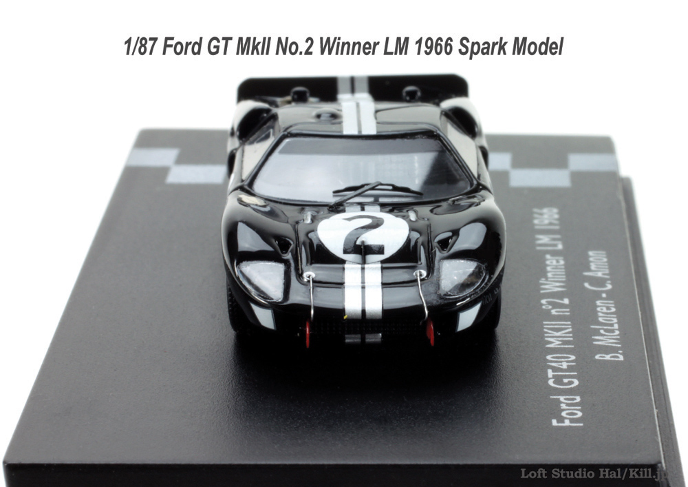1/87 Ford GT MkII No.2 Winner LM 1966 Spark Model