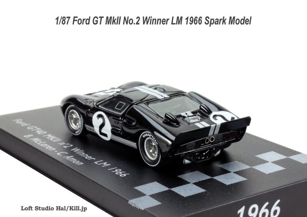 1/87 Ford GT MkII No.2 Winner LM 1966 Spark Model
